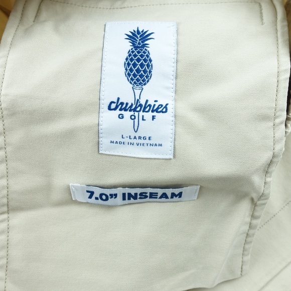 Chubbies Men Elastic Waist Shorts Size L A3919 - Picture 3 of 6